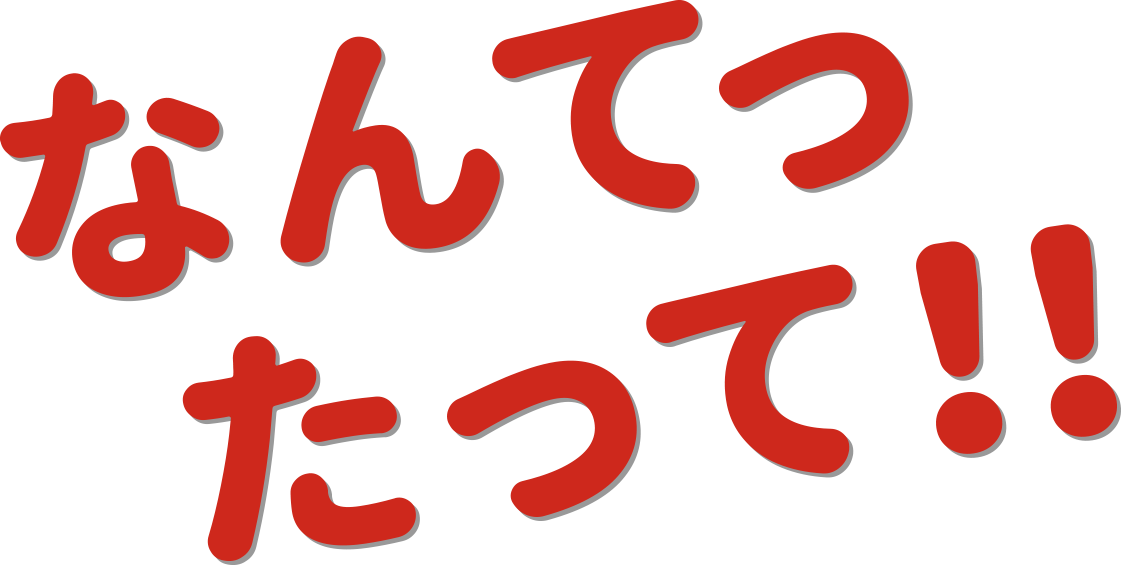 なんてったって！！