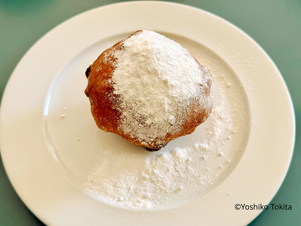 粉砂糖は思い切ってたっぷりと！